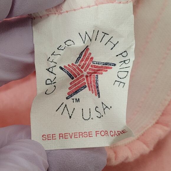 Vintage 80s Sporty Gym Shorts Womens L/XL Pink USA - Picture 3 of 13